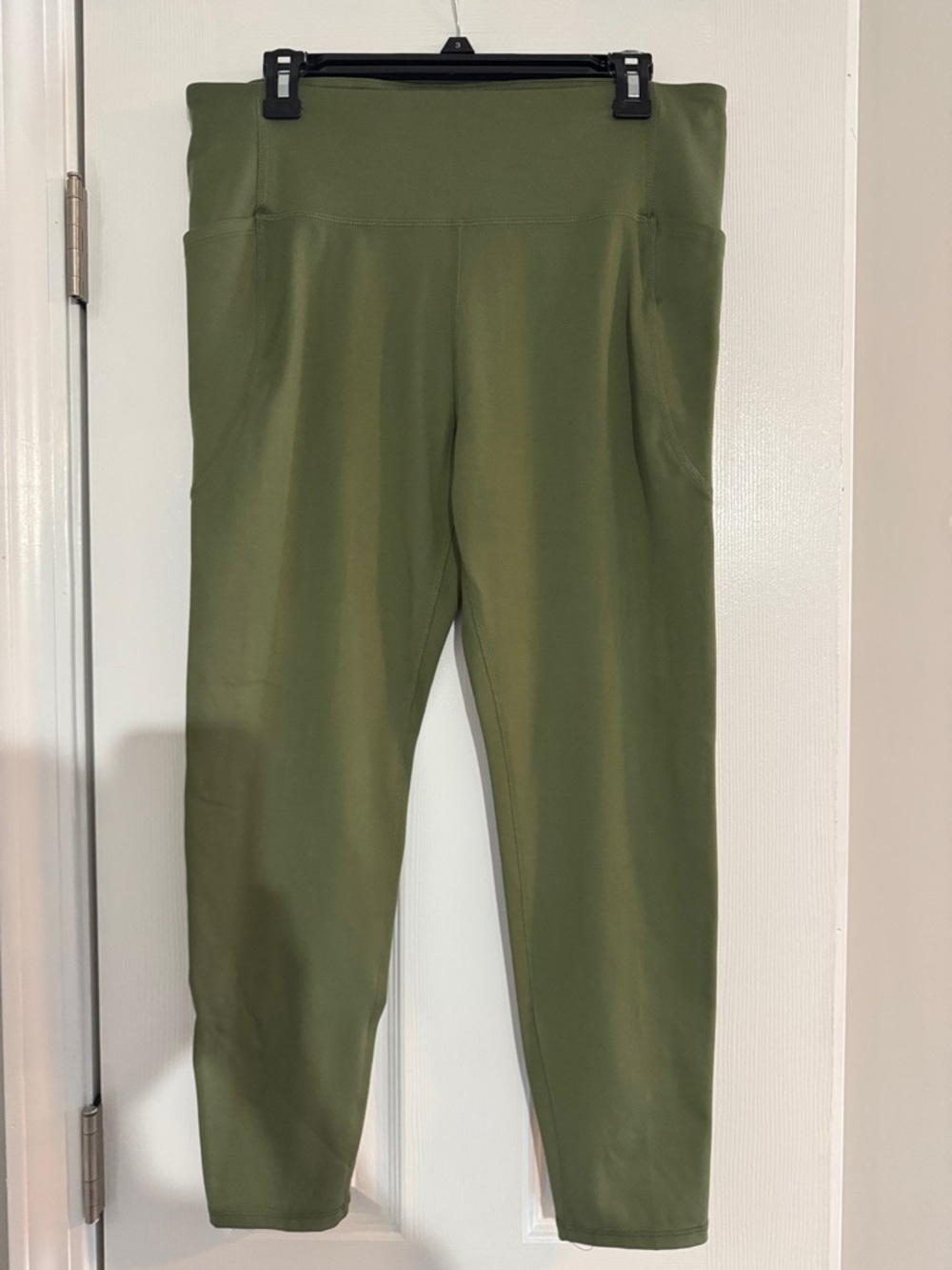 Freely Olive Green High-Waist Active Leggings